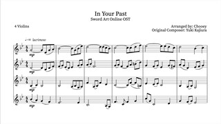 "In Your Past" - Sword Art Online OST (Violin Sheet Music)