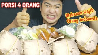 MUKBANG 4 PORSI PECEL LELE,AYAM,BEBEK DAN BEBEK RICA-RICA PLUS MINUM SATU LITER