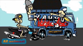 Truk Oleng Wahyu Abadi Vs Preman Terkuat Di Bumi - Kartun Lucu - Funny Cartoon/ udin dan martin