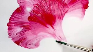 how to paint easy flower