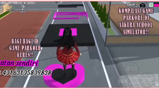 KOMPILASI GAME PARKOUR DI SAKURA SCHOOL SIMULATOR!! BAGI BAGI ID WAJIB SAVE!!