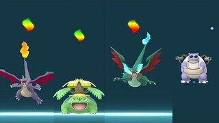 Kanto Starter Pokemon Mega Evolution (Shiny Only) in Pokemon Go!