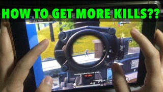 HOW TO GET MORE KILLS ?? | FOUR FINGER CLAW HANDCAM | PUBGM - IPAD MINI 5