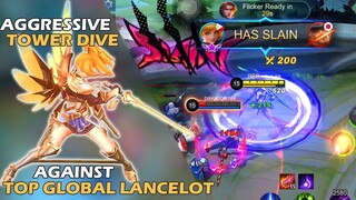 TOP GLOBAL LANCELOT MEET TOP GLOBAL FANNY IN RANK GAME WHAT HAPPENS NEXT? | MLBB