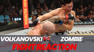 Volkanovski vs The Korean Zombie(FIGHT REACTION)