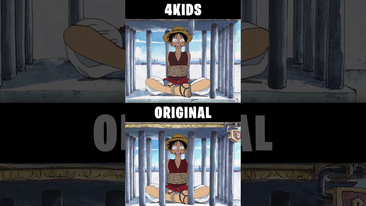 4KIDS Censorship in One Piece EP27 #shorts #onepiece - BiliBili