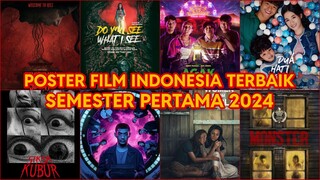 10 Poster Film Indonesia TERBAIK Semester Pertama 2024