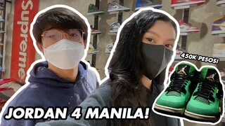 FIRST IMPRESSION ON JORDAN 4 MANILA (SOLE REPUBLIQ) | WE DUET VLOGMAS DAY 21