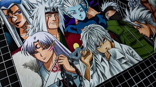 Drawing White Haired Anime Characters | Naruto, Bleach, One Piece and more (Part 1)