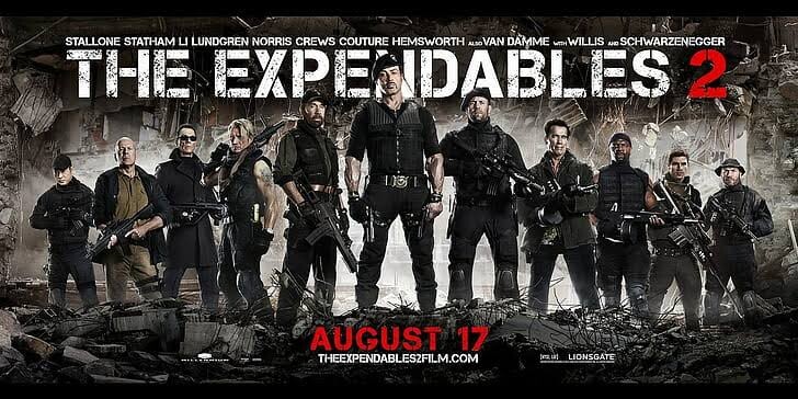 THE EXPENDABLES 2 (action movie)