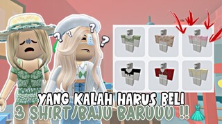 YG KALAH HARUS BELI 3 SHIRT/BAJU BARUU !!👗✨ LOMBA DI SUPERHERO OBBY🦸🏼‍♂️ | ROBLOX INDONESIA🇮🇩 |