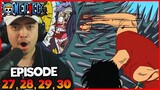 LUFFY VS DON KRIEG || One Piece Episode 27, 28, 29, 30 REACTION!!