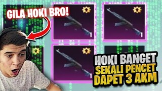 SEKALI PENCET DAPET 3 AKM! YOUTUBER INI PALING BERUNTUNG! - PUBG MOBILE