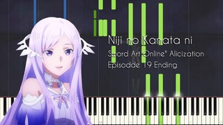 Niji no Kanata ni - Sword Art Online: Alicization Episode 19, 24 Insert Song/ED - Piano Arrangement