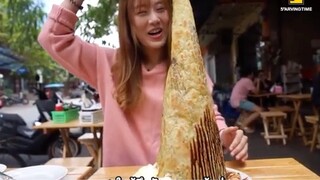โรตีภูเขาไฟ แป้งบางกรอบ ท็อปปิ้งแน่น