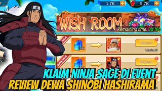 TUKAR NINJA SAGE HASHIRAMA GRATIS di EVENT & Redeem GIFTCODE Terbaru - NINJA SHIPPUDEN