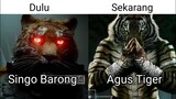 Macan Furry Dulu VS Sekarang, Singo Barong VS Agus Tiger