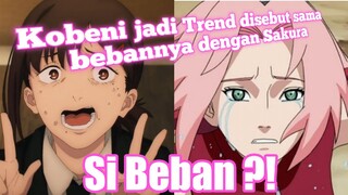 Kobeni Chainsaw man menjadi Trend karena dianggap sama bebannya dengan Sakura dari Series Naruto