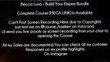 Becca Luna Course Build Your Empire Bundle Download