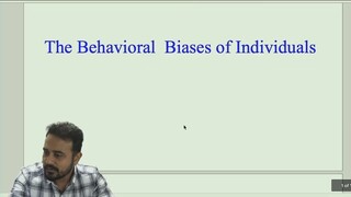 4.The Behavioral Biases of Individuals [2022] | check the chapter 02