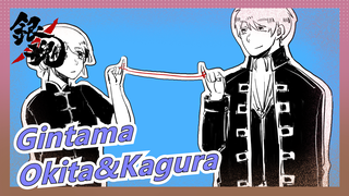 [Gintama/Hand Drawn MAD] Okita&Kagura - Kawaiku Naritai