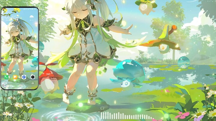 【วอลล์เปเปอร์แบบไดนามิก】การผลิตวอลล์เปเปอร์แบบไดนามิกของวอลล์เปเปอร์: Grass God Nasida