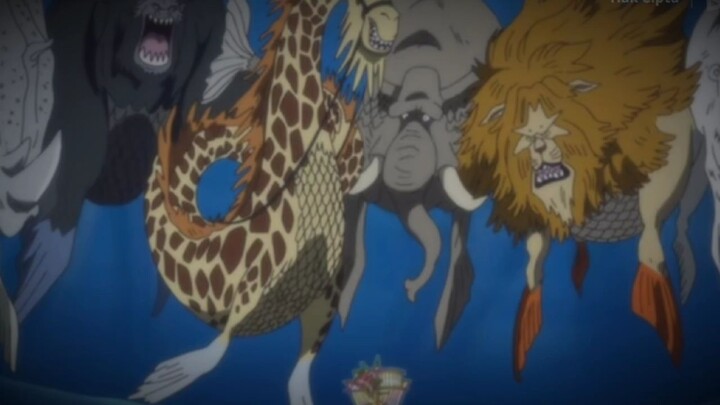 Luffy melawan monster laut