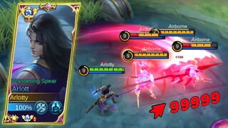 ARLOTT NEW ABNORMAL DAMAGE!🔥 (must try) ARLOTT BEST 1 HIT BUILD & EMBLEM 2023!!