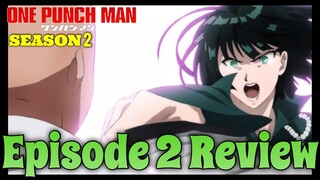 Hellish Blizzard vs Saitama! One Punch Man Season 2 Episode 2 Review