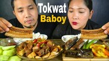 Filipino Food - Tokwat Baboy + Fried Tulingan + Veggies / Mukbang PH / Bioco Food Trip
