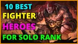 BEST FIGHTER HERO FOR SOLO RANK 2021 | BEST FIGHTER TO RANK UP IN MOBILE LEGENDS (UPDATED)