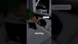 i think my stepmom is cheating on my dad 😳 #roblox #brookhaven