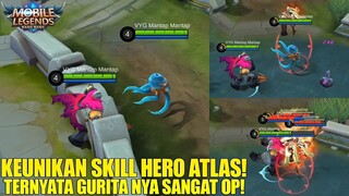 INI DIA KEUNIKAN SKILL ATLAS! GURITA NYA OP BANGET GUYS! MOBILE LEGENDS NEW HERO