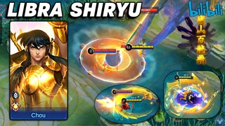 CHOU LIBRA SHIRYU SKIN - SAINT SEIYA x MLBB | SKIN REVIEW 😲