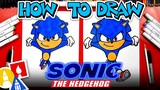 How To Draw Sonic From Sonic The Hedgehog Movie