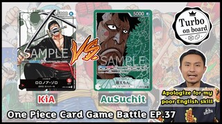 One Piece Card Game Battle EP.37 Roronoa Zoro VS Kin'emon