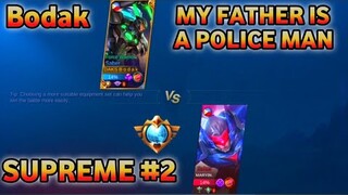 MY FATHER IS A POLICE MAN (bang bang)| TOP SABER PHILIPPINES | B o d a k - Mobile Legends Bang Bang