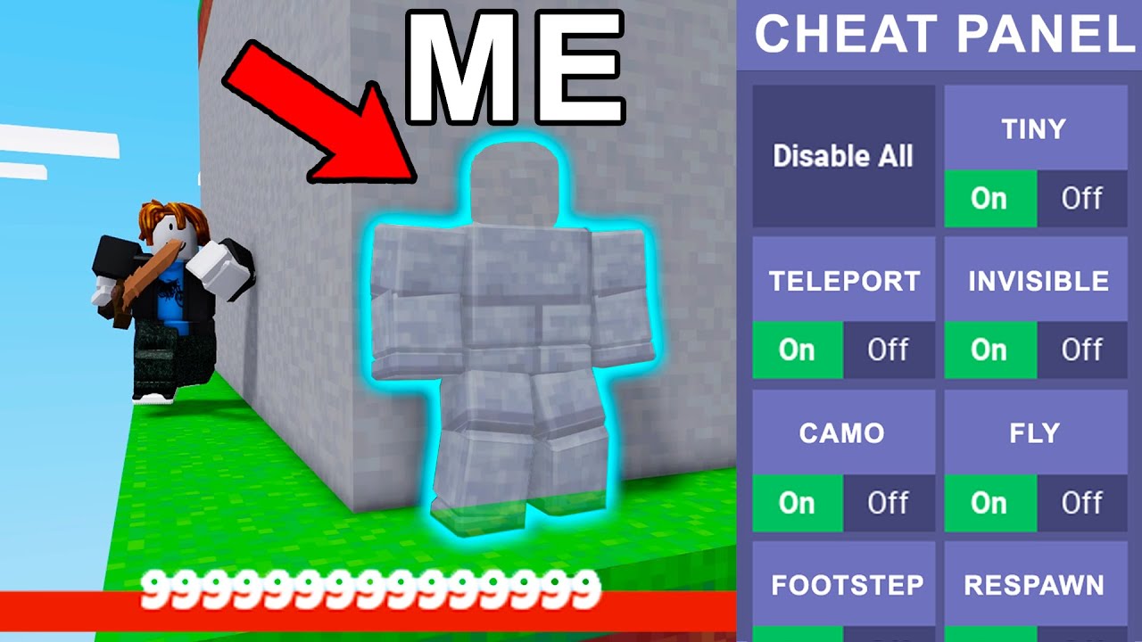 I used CHEATS to WIN Hide & Seek on Roblox Bedwars! - BiliBili