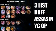 hero dibuff terbaru ada apa aja? - #FAMTHR