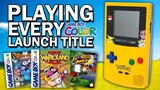 Playing EVERY Game Boy Color Launch Game