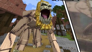 [Đấu sĩ Titan]! Nhưng [Minecraft]?! Cập nhật về Jaw Titan! Gói dữ liệu được phục hồi siêu cấp [Tấn c