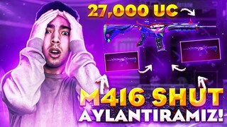 27,000 UC M416 SHUT VA MIFIK OCHAMIZ🔥 PUBG MOBILE!!!
