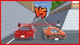 Nissan GT- R VS Lamborghini || SAKURA School Simulator