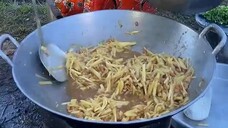 Fresh ginger crispy with fish cook recipe