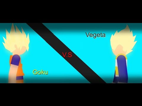 Dragon Ball Super Goku vs Vegeta|Sticknodes|