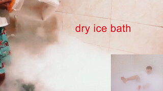 [ชีวิต]จะเกิดอะไรขึ้นถ้ามนุษย์อาบน้ำด้วยน้ำแข็งแห้งลบ 80