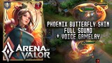 BUTTERFLY: PHOENIX Full Skin Review (Sound + Voice) | SSS SKIN (DIVINE) | Arena of Valor