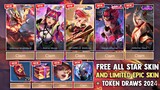 NEW EVENT 2024! GET YOUR FREE ALL STAR SKIN AND LIMITED EPIC SKIN + TOKEN DRAWS! | MOBILE LEGENDS