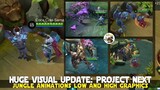 HUGE VISUAL UPDATE JUNGLE MONSTERS ANIMATION,NEW KILL EFFECTS,VICTORY AND DEFEAT ANIMATION MLBB NEWS