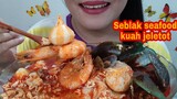 ASMR SEBLAK SEAFOOD KUAH JELETOT | ASMR MUKBANG INDONESIA | EATING SOUNDS
